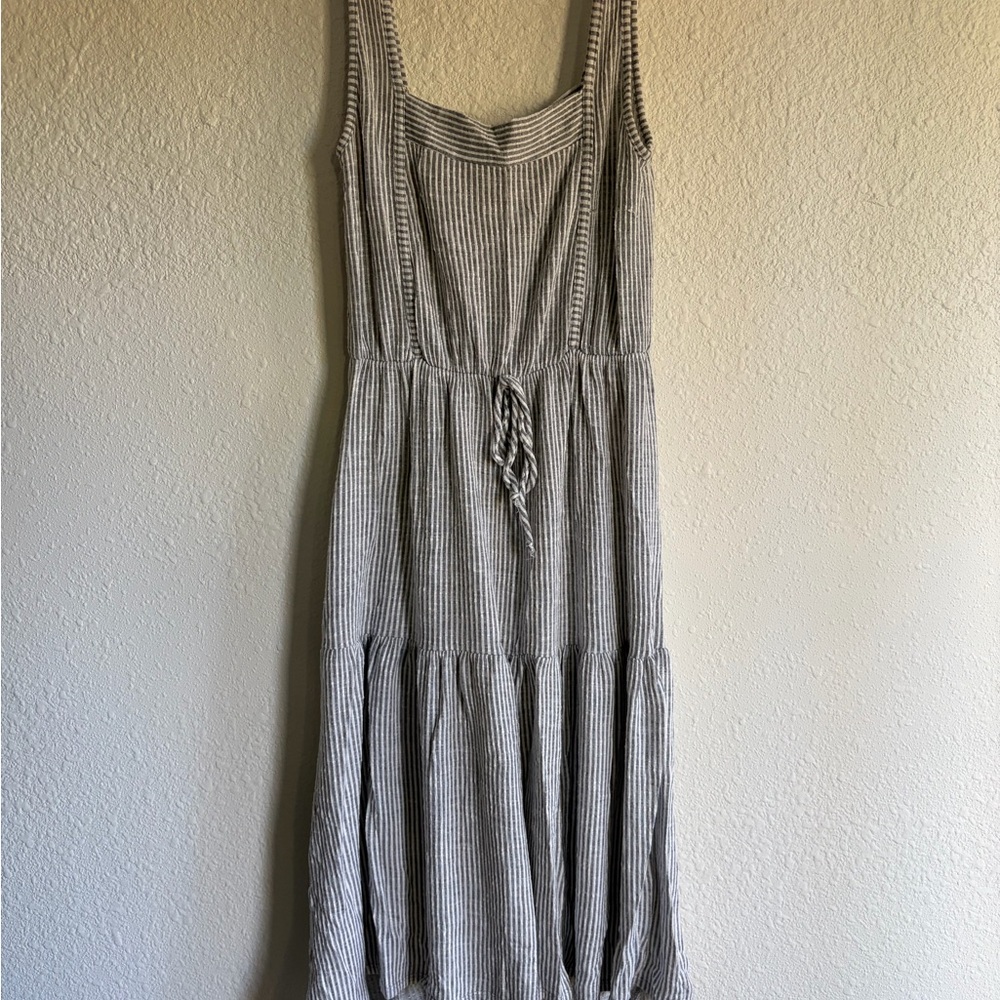 Striped Sleeveless Dress